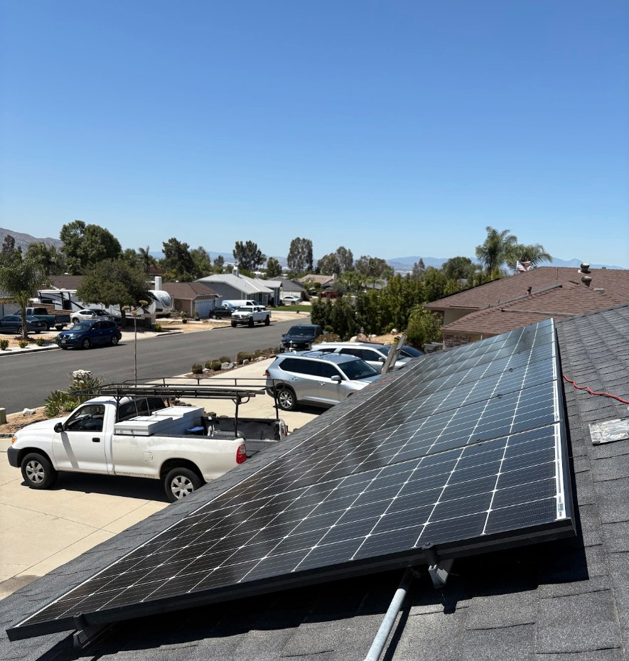 Clean solar panels after Eclipse service